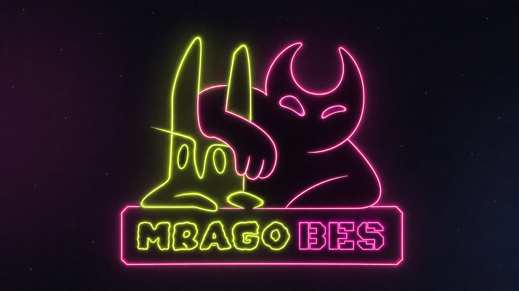 Неоновый логотип MRAGO BES